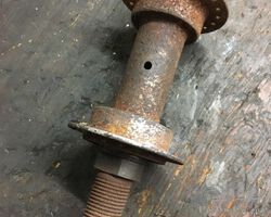 LARGE VINTAGE MOTORCYCLE SIDECAR OR CYCLECAR HUB