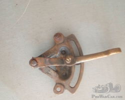 Throttle handle with mechanisms for early cars