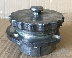 Vintage Aluminum Petrol /Radiator Screw Cap, VSCC Bentley Aston Martin Car Race