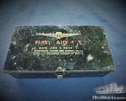 first aid set very old