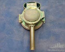 Candle lamp, brass,BESNARD, 1890-1920