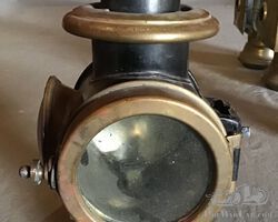 Brass and Steel Tail Light