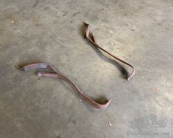 Model T Ford Rear Bumper Mounting Bracket Set, For Full Face Bars, 1926-27