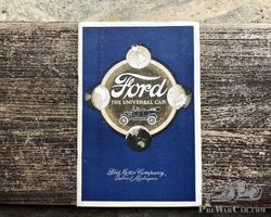 Vintage ford T brochure in Cyrillic