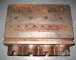Bugatti T35 engine block/s