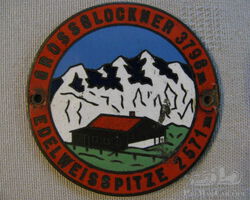 12 Rare old Grossglockner Edelweisspitze car badge