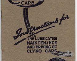Clyno cars manual