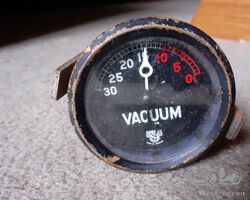 Vintage Smiths Vacuum Boost gauge suit MG Riley Lagonda VSCC or similar