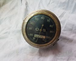 Compteur OS noir 110 km/h