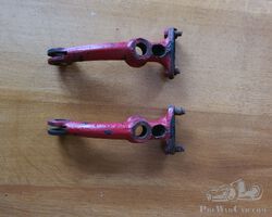 Mg prewar Headlamp Mounting brackets LH + RH