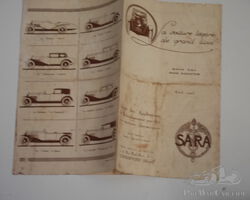 SARA , brochure Avril 1925