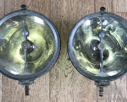 Pair matching Marchal 230mm headlamps
