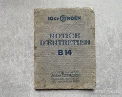 Citroen B14 user's manual