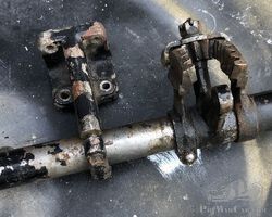 Bugatti touring model brake cross shaft