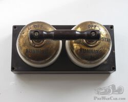 Early Twin Magneto Switch