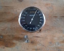 Jeager tachymeter , black backgroud,160 KM/h (price 480€)