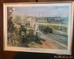 Framed reproduction by Terence Cuneo