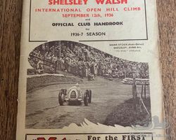 Shelsley Walsh official programme 1936