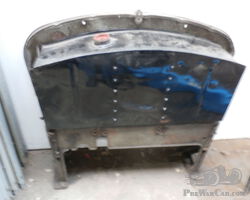 Amilcar G type original alu-firewall and petrol tank
