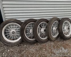 MG j2 / T type wheels & tyres