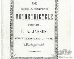 De Dion Bouton tricycle