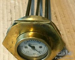 Vintage NOS Rotherham & Sons Brass Mechanical Petrol Gauge, Special, Rolls Royce, Bentley VSCC