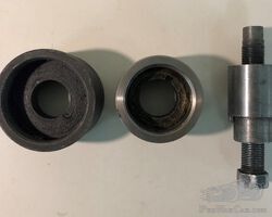 Bugatti tool - Hub puller for wire wheels and alloy wheels