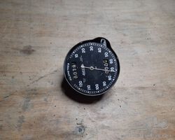 Jaeger tachymeter,black background,120 KM/h,(price 80€)