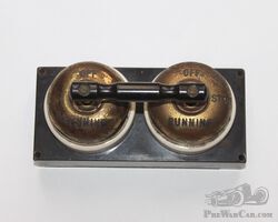 Early Brass Twin Magneto Switch Box