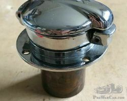 Vintage Aston Martin Atom Chrome Enots Monza Small Oil or Petrol Filler Cap, Meadows, Motorcycle Austin Riley Bentley