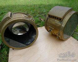 Rushmore Brass headlamps c. 1907-1912