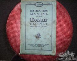 Wolseley documentation (manuals) for Wolseley