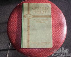 Wolseley documentation (manuals) for Wolseley