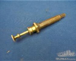 pre-war brass gasoline pressure air pump, new old stock