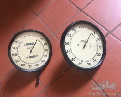 Jaeger 6 inch tachometer and speedometer