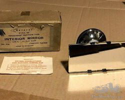 Vintage NOS Raydyot Suction Chrome Mirror, MG Austin Morris Riley Alvis Ford Car