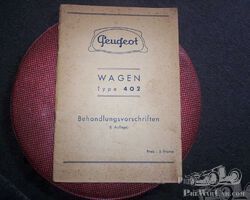 Peugeot documentation (manuals) for Peugeot