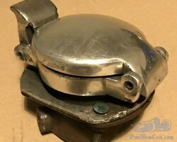 Vintage Aluminium Original Enots 2.5 inch Aston Style Petrol Cap & neck (Cap2) VSCC