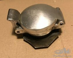 Vintage Aluminium Original Enots 2.5 inch Aston Style Petrol Cap & neck VSCC (Cap3)