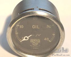 Smiths 0-40 vintage oil pressure gauge