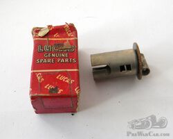 'LUCAS' Replacement Bulb Holder, Boxed N.O.S. Part Ref. 504804.