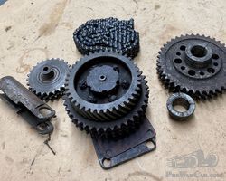 Alfa Romeo 6C 2500 NOS central camshaft drive gear and more!