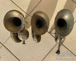 3 horns for veteran / brass cars