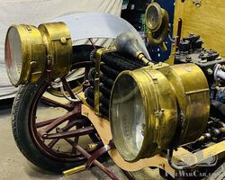 Oval lamps bleriot headlamps