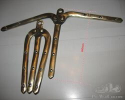 Brass hood hinges