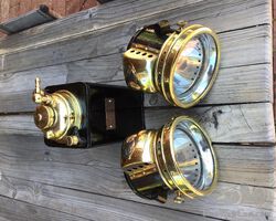 Bobjon pair of headlights with matching generator