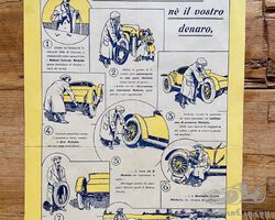 Very rare Italian Michelin brochure from 1913