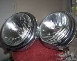 Lucas headlights for SS Jaguar