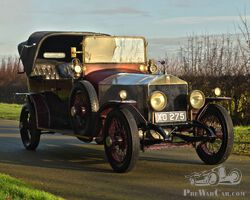 1920 Rolls Royce Silver Ghost Henri Binder Victoria hood.