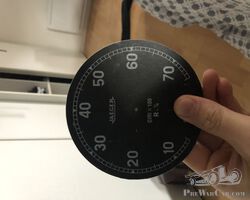 fond de compteur Jaeger diametre 125mm
